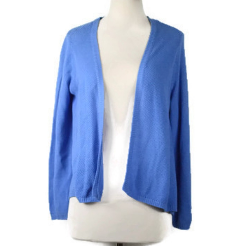 H&M Open front Knit Blue Cardigan